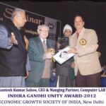 Indira Gandhi Unity award wining IT company in Bhubaneswar.