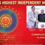 Santosh kumar Sahoo, CEO of Computer Lab received Highest Independent certificate.